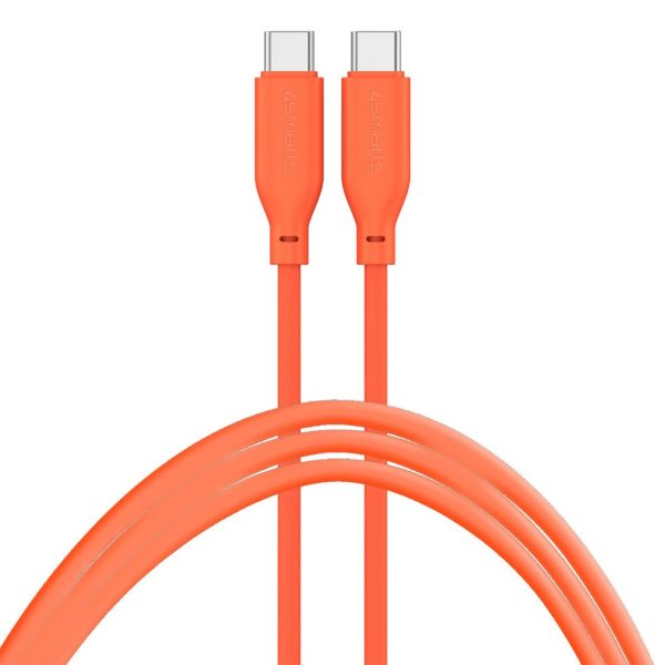 4smarts High Flex USB-C til USB-C Kabel 60W - 1.5m - Orange Discount