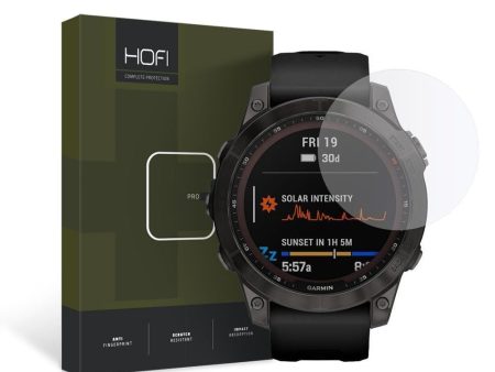 Garmin Fenix 7X HOFI Glass Pro+ Skærmbeskyttelse - Gennemsigtig For Sale