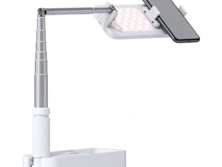 4smarts LoomiPod Fold Selfie Stander m. Led Lampe & Bluetooth Fjernbetjening - Hvid Supply