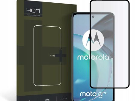 Motorola Moto G72 Hofi Glass Pro+ Hærdet Glas Skærmbeskyttelse - Case Friendly - Sort Kant For Cheap