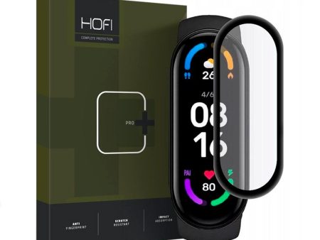 Xiaomi Mi Smart Band 6 Hofi Hybrid Skærmbeskyttelse - Gennemsigtig m. Sort Kant Supply