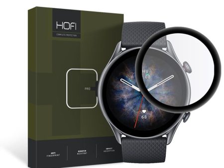 Amazfit GTR 3 Pro Hofi Hybrid Pro+ Skærmbeskyttelse - Gennemsigtig   Sort For Discount