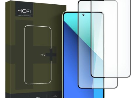 Xiaomi Redmi Note 13 (4G) Hofi Glass Pro+ Hærdet Glas Skærmbeskyttelse - Case Friendly - 2-Pak - Sort Kant Discount