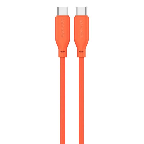 4smarts High Flex USB-C til USB-C Kabel 60W - 1.5m - Orange Discount