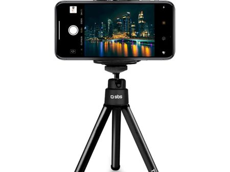 SBS Selfie Tripod til Smartphone - Maks Mobil: 60 - 85mm - Sort For Discount