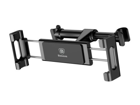 Baseus Backseat Car Mount Mobil- & Tabletholder Til Bilens Nakkestøtte - Max Mobil: 150 x 300mm - Sort Cheap