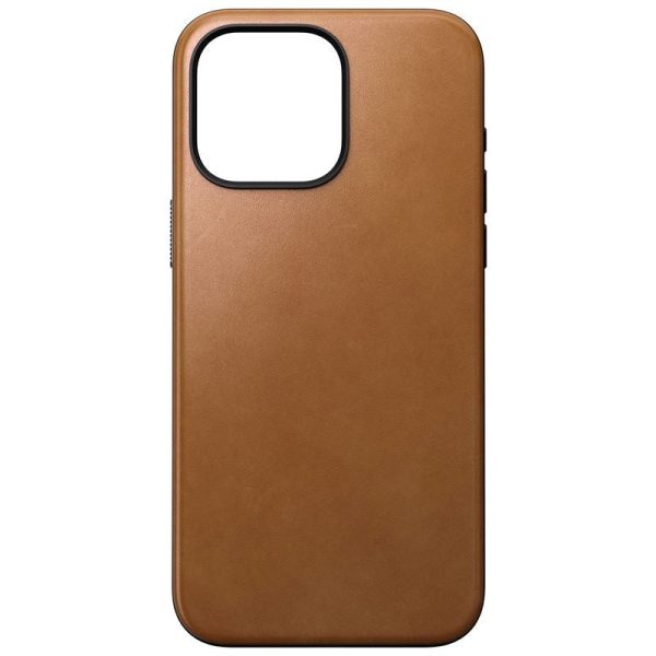 Nomad iPhone 15 Pro Max Modern Leather Cover - MagSafe Kompatibel - Tan For Cheap