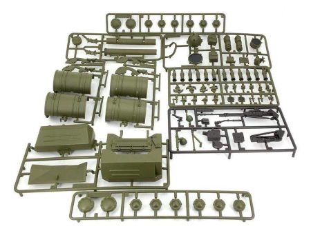 Heng Long 1 16 Scale Russian T-72 Battle Tank Plastic Parts Set For Sale