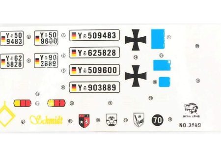 Heng Long 1 16 Scale German Leopard 2A6 Decal Set on Sale