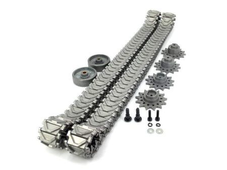 Heng Long 1 16 Scale USA M4A3 Sherman Metal Drive Track Upgrade Set Fashion