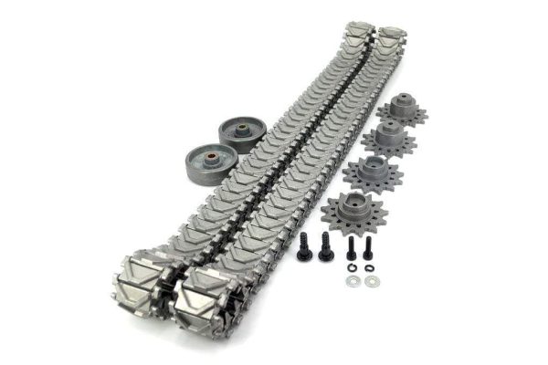 Heng Long 1 16 Scale USA M4A3 Sherman Metal Drive Track Upgrade Set Fashion