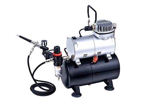 Benchcraft PC110 Airbrush Compressor Kit with Tank and Fan (incl BCT5025-008 Airbrush) Online now