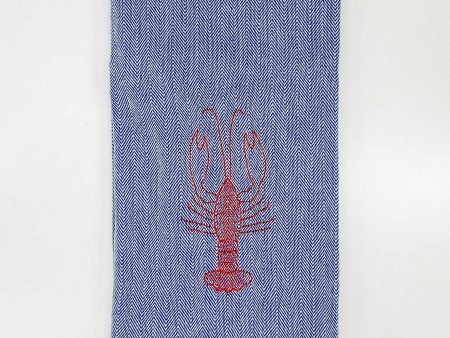 VINTAGE CRAWFISH TOWEL on Sale