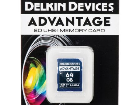 Delkin Devices 64GB Advantage UHS-I SDXC Memory Card Online now