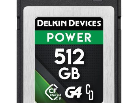 Delkin 512GB Power CFexpress Type B Memory Card For Sale