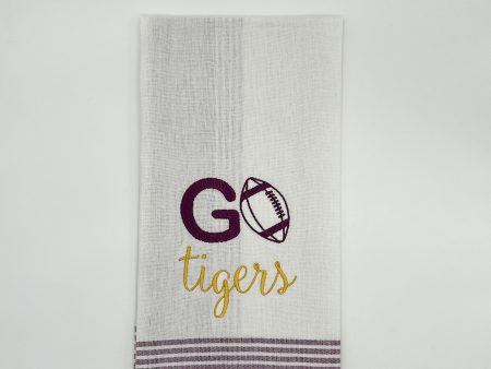 GO O FOOTBALL TIGERS TOWEL Cheap