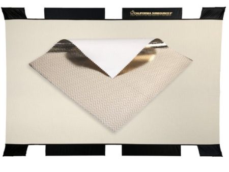 SUN-BOUNCER PRO REFLECTOR Screen ‚¬€œ ZEBRA GOLD SILVER on Sale