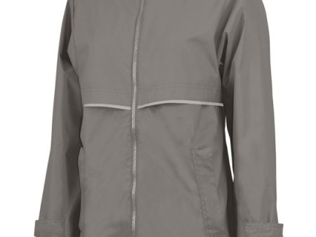 NEW ENGLANDER RAIN JACKET GREY on Sale