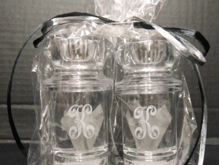 SINGLE INITIAL K SALT AND PEPPER SHAKERS Sale