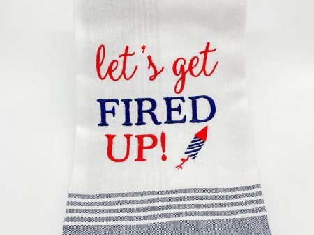 LETS GET FIRED UP TOWEL Online