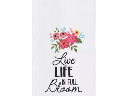 LIFE IN FULL BLOOM KITCHEN HAND TOWEL Online Sale