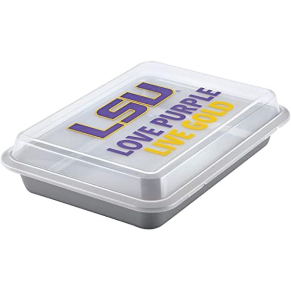 9X13 CAKE COVER LOUISIANA STATE UNIVERSITY For Discount