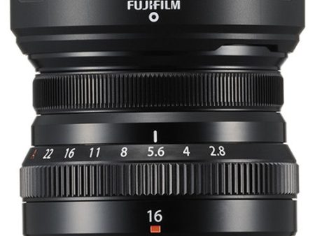 FUJIFILM XF 16mm f 2.8 R WR Lens (Black) Sale