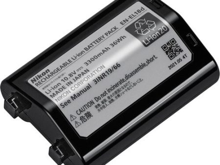 Nikon EN-EL18d Rechargeable Lithium-Ion Battery (10.8V, 3300mAh) Online now