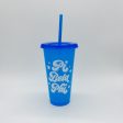 PI BETA PHI GLITTER COLOR CHANGING CUP Discount