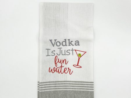 VODKA IS FUN WATER TOWEL Sale