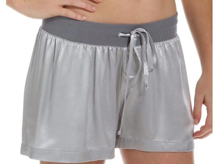 MIKEL SATIN BOXER SILVER Cheap