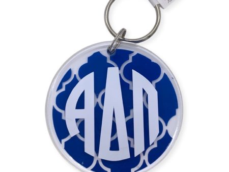 ALPHA DELTA PI ACRYLIC KEYCHAIN For Cheap