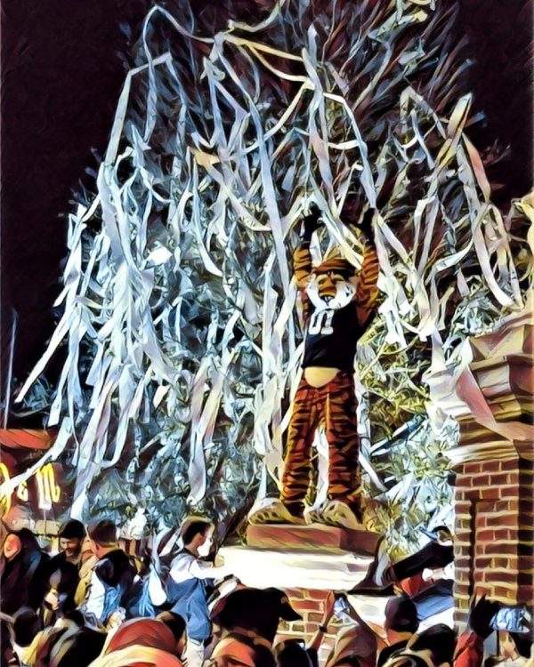 Aubie Celebrating Online Sale