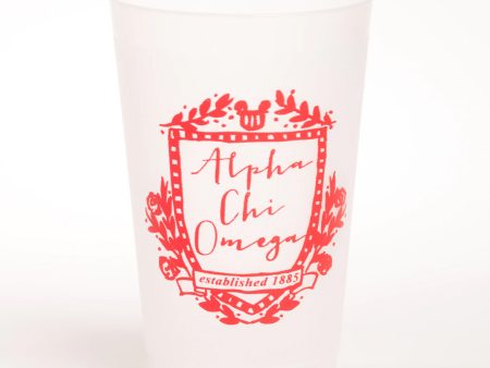 ALPHA CHI OMEGA MOTIF FROST FLEX CUP Cheap