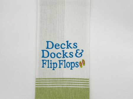 DECKS DOCKS & FLIP FLOPS TOWEL Sale