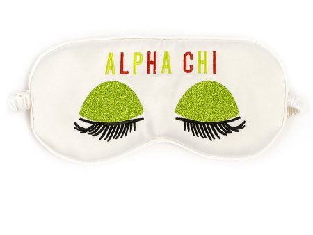 ALPHA CHI OMEGA SATIN SLEEP MASK Online Hot Sale