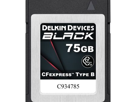 Delkin Devices BLACK 75GB CFexpress™ Type B Memory Card For Sale