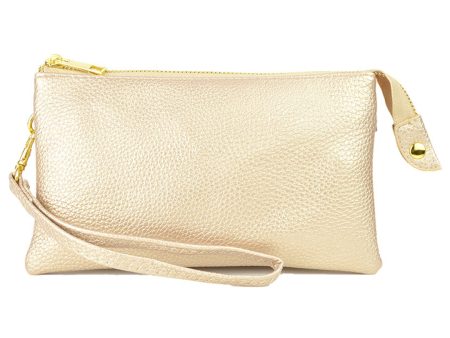 GOLD MULTI POCKET CROSSBODY Discount