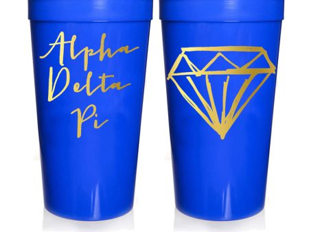 ALPHA DELTA PI GOLD FOIL CUP Online now