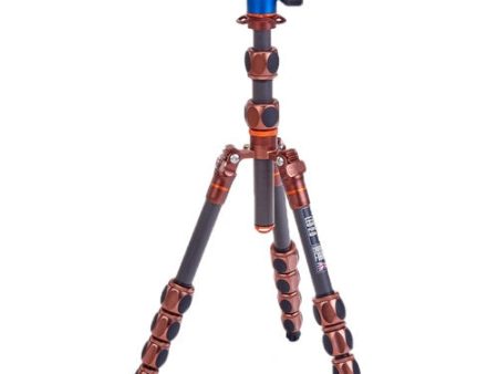 3 Legged Thing Leo 2.0 Tripod Kit with AirHed Pro Lever Ball Head (Bronze and Blue) For Discount