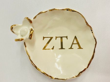 ZETA TAU ALPHA FLOWER JEWELRY DISH Sale