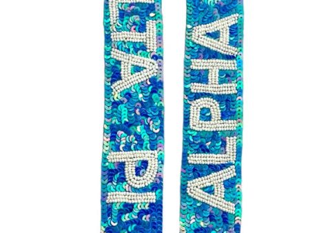 ALPHA DELTA PI BEADED STRAP Sale