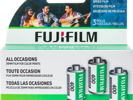 FUJIFILM 400 Color Negative Film (3-Pack, 35mm Roll Film, 36 Exp) Discount