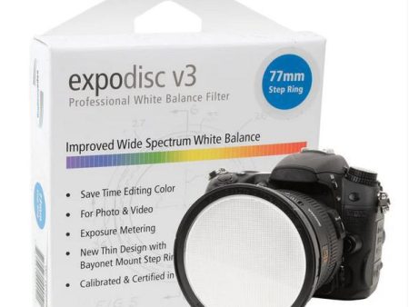 ExpoDisc V3 Professinal White Balance Filter (77mm) For Discount