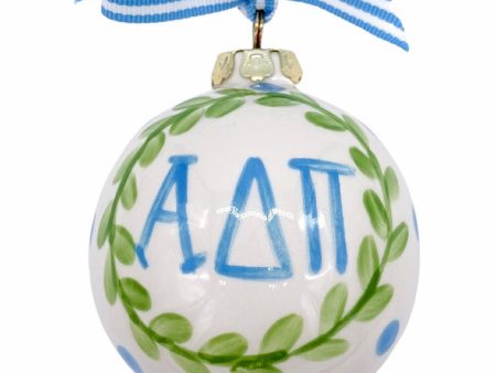 ALPHA DELTA PI DOT CERAMIC ORNAMENT Online Hot Sale