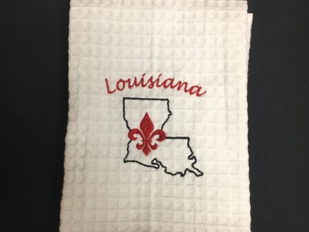 LOUISIANA FLEUR DE LIS HAND TOWEL Online