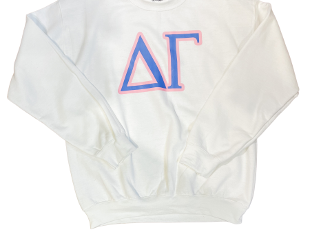 DELTA GAMMA TWO COLOR SWEATSHIRT Cheap