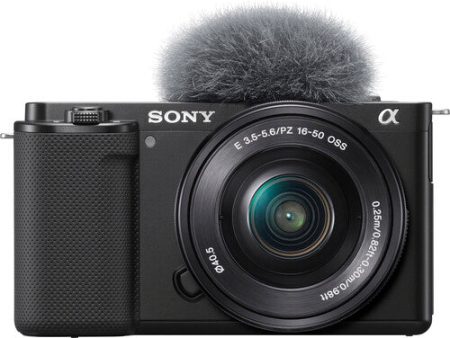 Sony ZV-E10 Mirrorless Camera with 16-50mm Lens (Black) Online Hot Sale