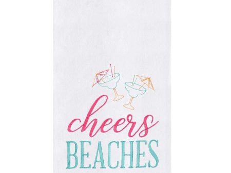 CHEERS BEACHES KITCHEN HAND TOWEL Discount