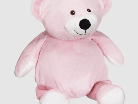 EMBROIDERED PINK BEAR BUDDY Online Sale